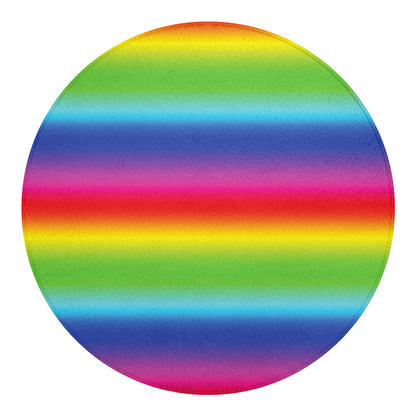Rainbow Print Round Blanket