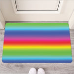 Rainbow Print Rubber Doormat