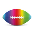 Rainbow Print Rugby Ball