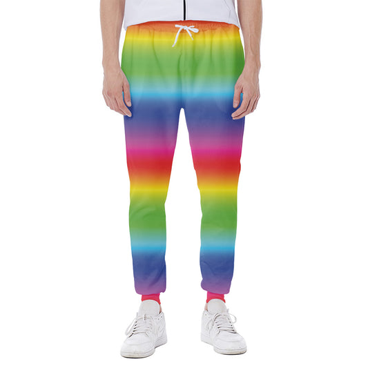 Rainbow Print Scuba Joggers