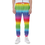 Rainbow Print Scuba Joggers