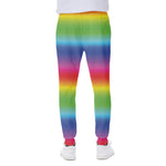Rainbow Print Scuba Joggers