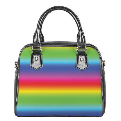 Rainbow Print Shoulder Handbag