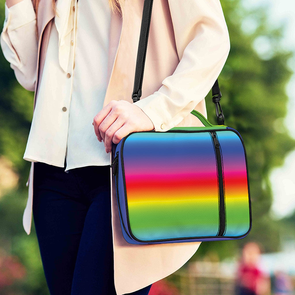 Rainbow Print Shoulder Strap Bible Bag