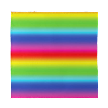 Rainbow Print Silk Bandana