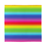Rainbow Print Silk Bandana