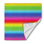 Rainbow Print Silk Bandana