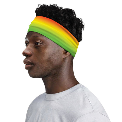 Rainbow Print Sports Headband