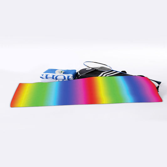 Rainbow Print Sports Towel