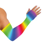 Rainbow Print Sun Protection Arm Sleeves