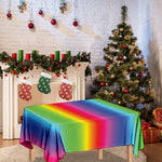 Rainbow Print Tablecloth
