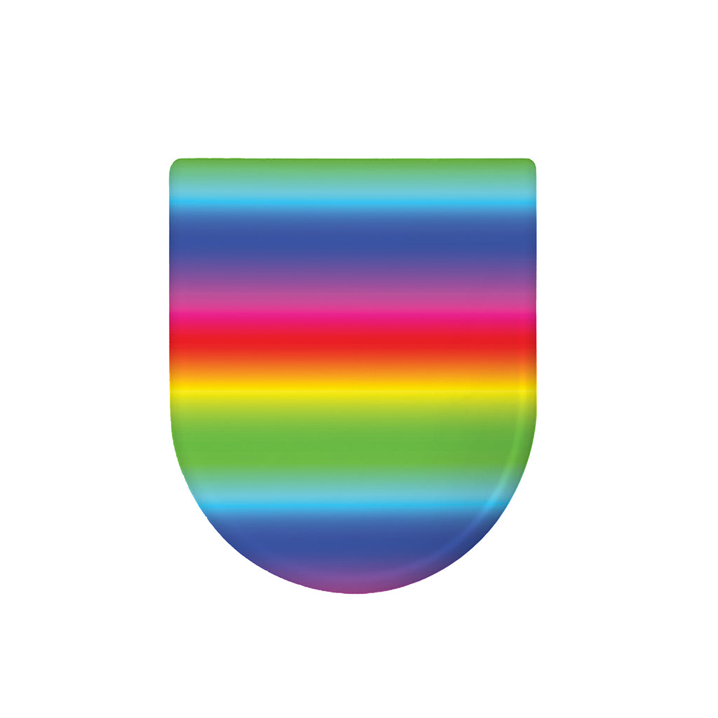 Rainbow Print Toilet Lid Cover