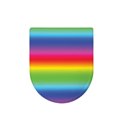 Rainbow Print Toilet Lid Cover