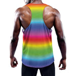 Rainbow Print Training Tank Top