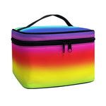 Rainbow Print Travel Makeup Bag