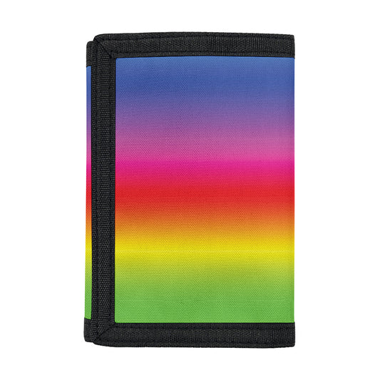 Rainbow Print Trifold Wallet