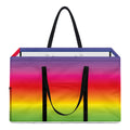 Rainbow Print Utility Tote Bag