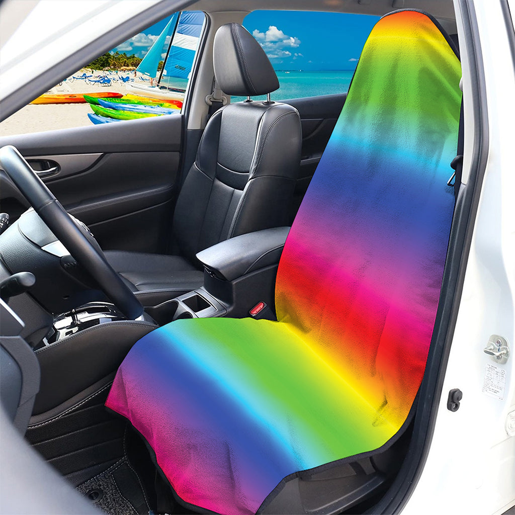Rainbow Print Waterproof Car Seat Cover