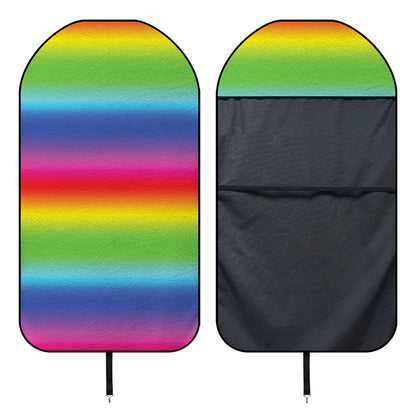 Rainbow Print Waterproof Car Seat Cover