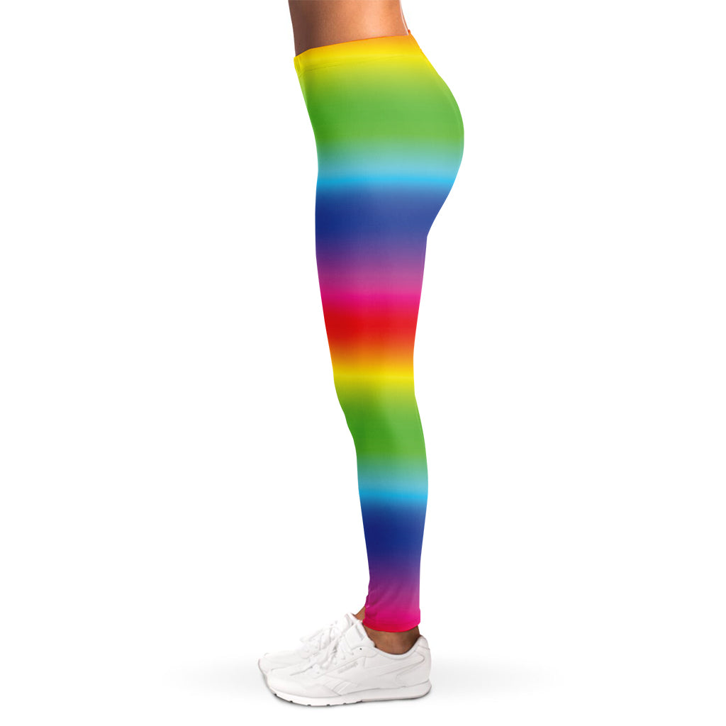 Rainbow Print Women's Leggings
