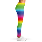 Rainbow Print Women's Leggings