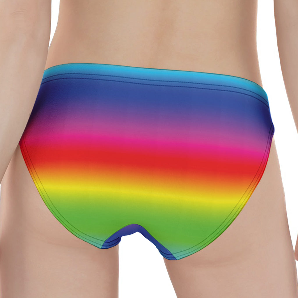 Rainbow Print Women's Panties