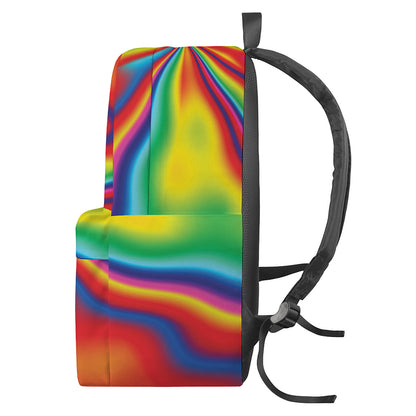 Rainbow Psychedelic Print Backpack