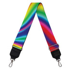 Rainbow Psychedelic Print Bag Strap