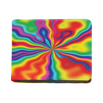 Rainbow Psychedelic Print Bifold Wallet