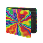 Rainbow Psychedelic Print Bifold Wallet