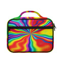 Rainbow Psychedelic Print Briefcase Bible Bag
