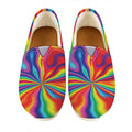 Rainbow Psychedelic Print Casual Shoes