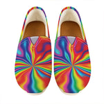 Rainbow Psychedelic Print Casual Shoes