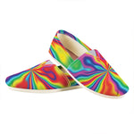 Rainbow Psychedelic Print Casual Shoes