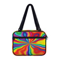 Rainbow Psychedelic Print Double Strap Bible Bag
