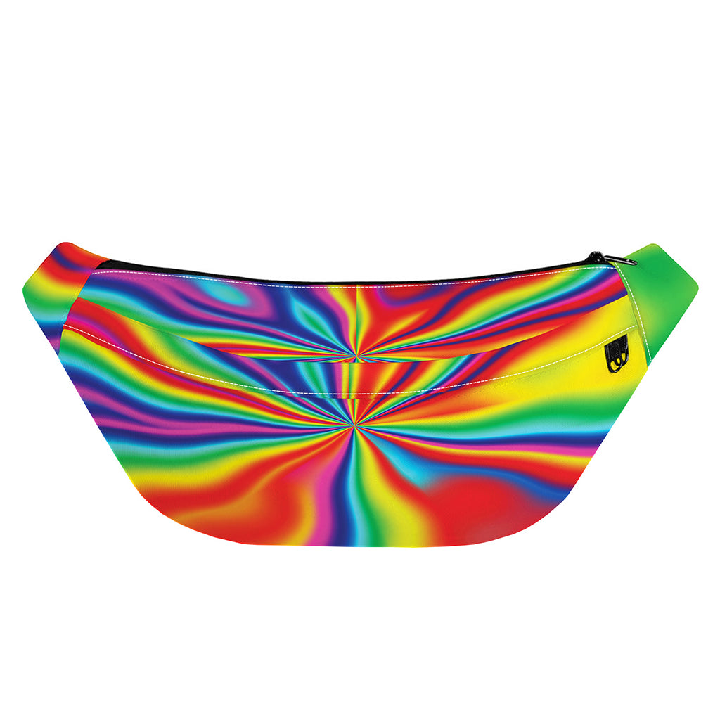Rainbow Psychedelic Print Fanny Pack