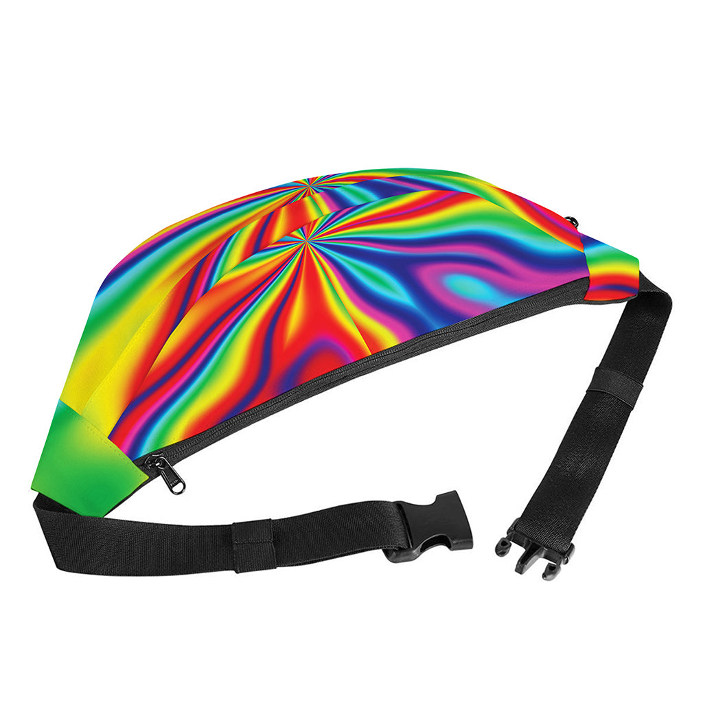 Rainbow Psychedelic Print Fanny Pack