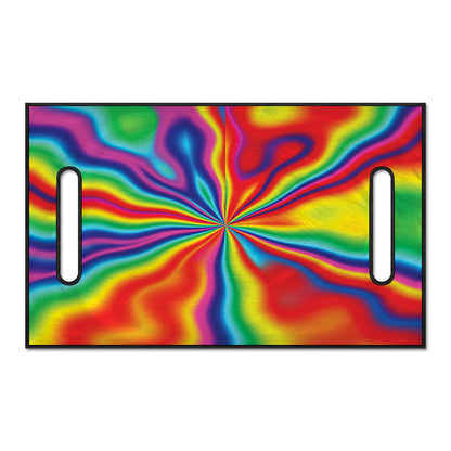 Rainbow Psychedelic Print Golf Cart Seat Cover