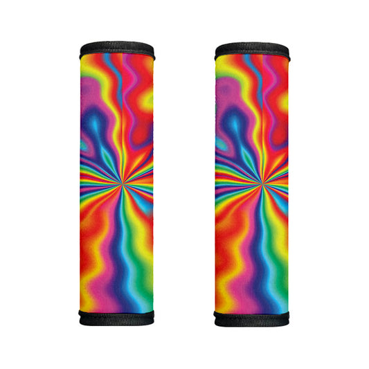Rainbow Psychedelic Print Handle Covers