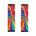 Rainbow Psychedelic Print Handle Covers