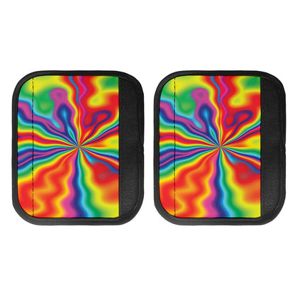 Rainbow Psychedelic Print Handle Covers