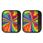 Rainbow Psychedelic Print Handle Covers
