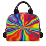 Rainbow Psychedelic Print Insulated Lunch Bag