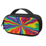 Rainbow Psychedelic Print Insulin Cooler Travel Case