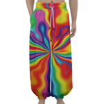 Rainbow Psychedelic Print Lantern Pants