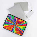 Rainbow Psychedelic Print Laptop Sleeve