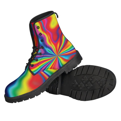 Rainbow Psychedelic Print Backpack
