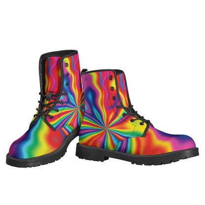 Rainbow Psychedelic Print Backpack