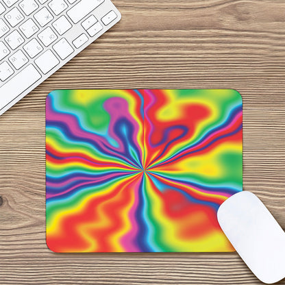 Rainbow Psychedelic Print Mouse Pad