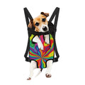 Rainbow Psychedelic Print Pet Carrier Backpack